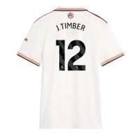 Arsenal Jurrien Timber #12 Tretí Ženy futbalový dres 2025-26 Krátky Rukáv